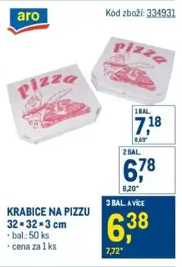 Makro Krabice na pizzu nabídka