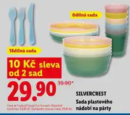 Lidl SILVERCREST Sada plastového nádobí na párty nabídka