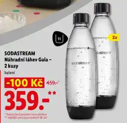 Lidl SODASTREAM Náhradní láhev Gaia – 2 kusy nabídka