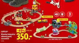 Lidl LUPILU Dřevěná železnice zábavní park/staveniště sada nabídka