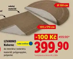 Lidl LIVARNO Koberec nabídka