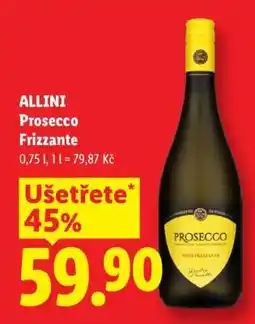 Lidl ALLINI Prosecco Frizzante nabídka