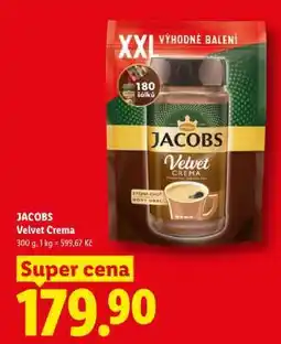 Lidl JACOBS VELVET CREMA nabídka