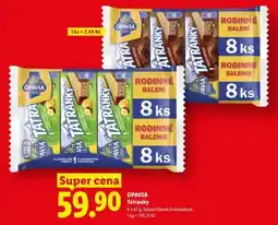 Lidl Opavia Tatranky nabídka