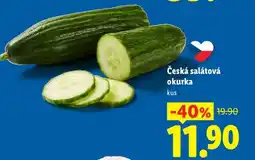 Lidl Česká salátová okurka nabídka
