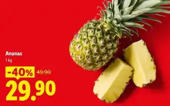 Lidl Ananas nabídka