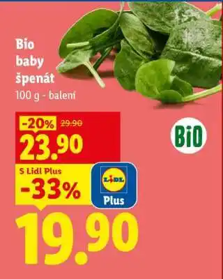 BIO BABY ŠPENÁT