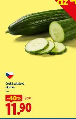 Lidl Česká salátová okurka nabídka