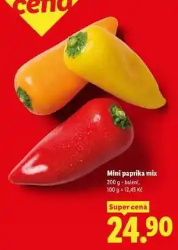 Lidl Mini paprika mix nabídka