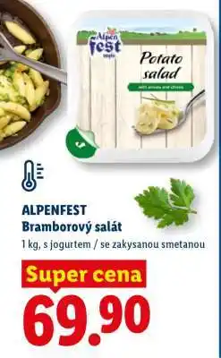 Lidl ALPENFEST Bramborový salát nabídka