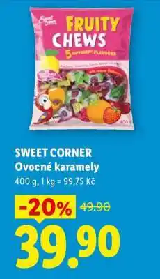 Lidl SWEET CORNER Ovocné karamely nabídka