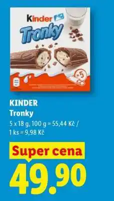 Lidl Kinder Tronky nabídka