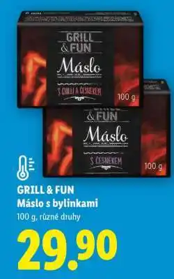 Lidl GRILL & FUN Máslo s bylinkami nabídka