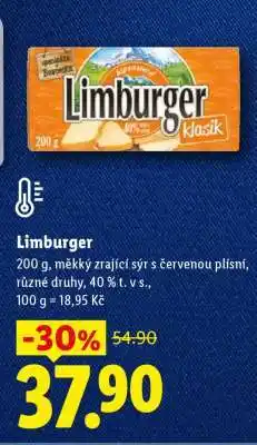 Lidl LIMBURGER nabídka