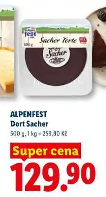 Lidl ALPENFEST Dort Sacher nabídka