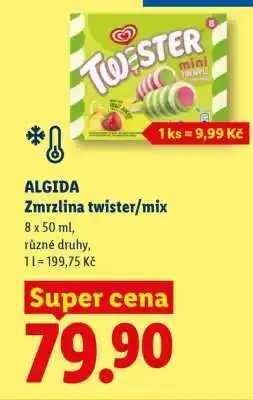 Lidl ALGIDA Zmrzlina twister/mix nabídka