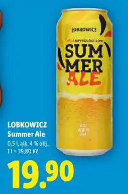 Lidl LOBKOWICZ SUMMER ALE nabídka