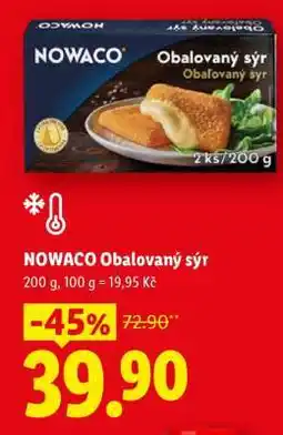 Lidl NOWACO Obalovaný sýr nabídka