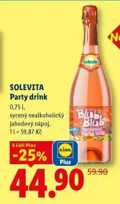 Lidl SOLEVITA Party drink nabídka