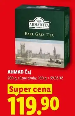 Lidl Ahmad čaj nabídka