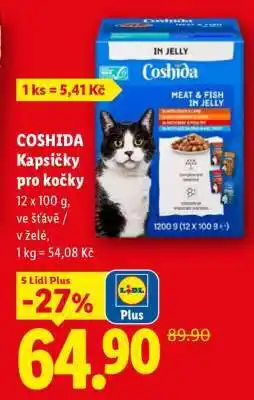 Lidl Coshida kapsičky pro kočky nabídka