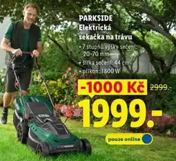 Lidl PARKSIDE ELEKTRICKÁ SEKAČKA NA TRÁVU nabídka