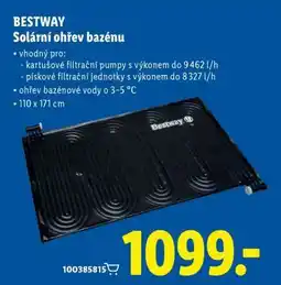 Lidl BESTWAY Solární ohřev bazénu nabídka