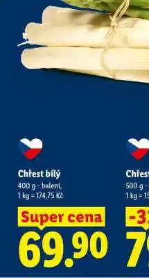 Lidl Chřest bílý nabídka
