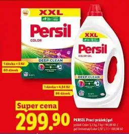 Lidl Persil prací prášek/gel nabídka