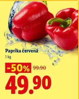Lidl Paprika červená nabídka
