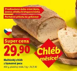 Lidl Maltézský chléb z kamenné pece nabídka