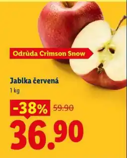 Lidl Jablka červená nabídka