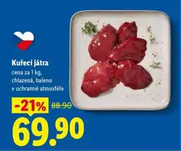 Lidl Kuřecí játra nabídka