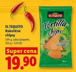 Lidl EL TEQUITO Kukuřičné chipsy nabídka
