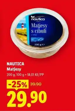 Lidl NAUTICA Matjesy nabídka