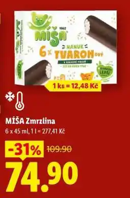 Lidl Míša Zmrzlina nabídka