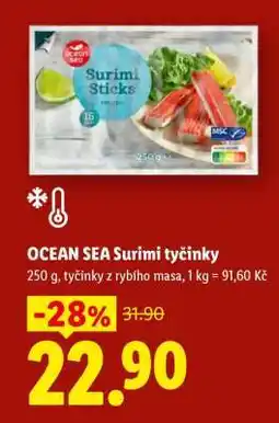 Lidl OCEAN SEA SURIMI TYČINKY nabídka