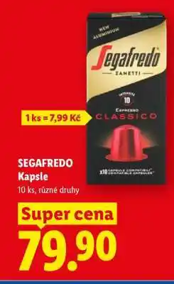 Lidl Segafredo kapsle nabídka