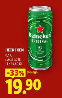 Lidl Heineken nabídka