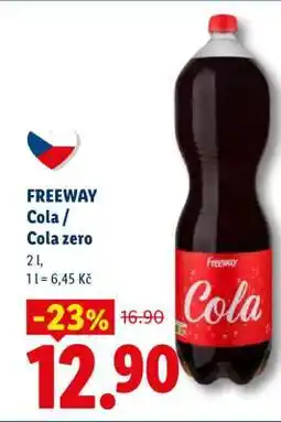 Lidl FREEWAY Cola / Cola zero nabídka