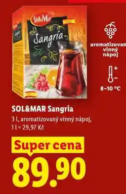 Lidl SOL&MAR SANGRIA nabídka