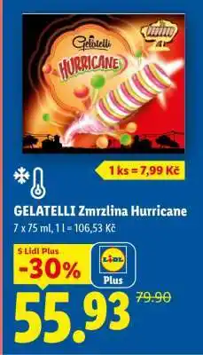 Lidl GELATELLI Zmrzlina Hurricane nabídka