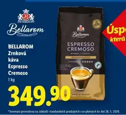 Lidl BELLAROM Zrnková káva Espresso Cremoso 1 kg nabídka