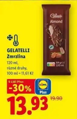Lidl GELATELLI ZMRZLINA nabídka