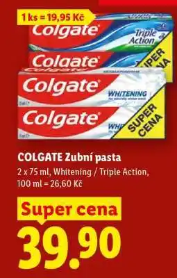 Lidl Colgate zubní pasta nabídka