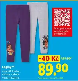Lidl Legíny nabídka
