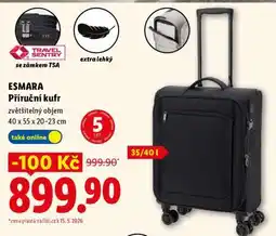 Lidl ESMARA Příruční kufr nabídka