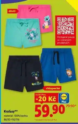 Lidl Kraťasy nabídka