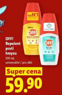Lidl OFF! REPELENT PROTI HMYZU nabídka