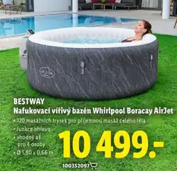 Lidl BESTWAY Nafukovací vířivý bazén Whirlpool Boracay AirJet nabídka